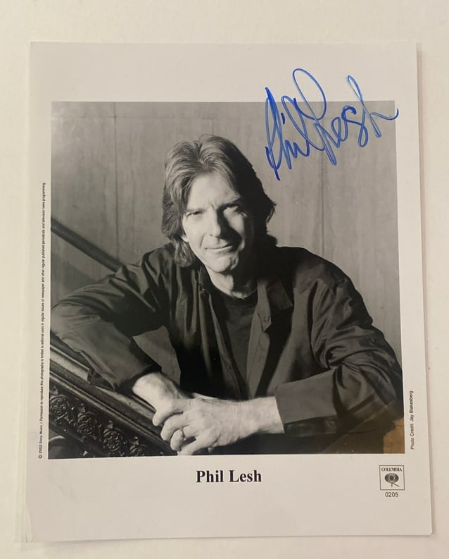 Phil Lesh Grateful Dead Autographed Photo (1 of 1)