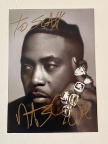 Nas Autographed Photo