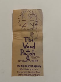 The Weed Patch 1967 Cannabis Tourism Ad