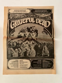 Grateful Dead & Miles Davis 1967 Golden Road Album Ad Poster