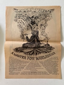 A Mantra For Marijuana 1967 Poster Flyer