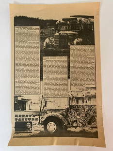 Kesey's Pasture Merry Pranksters 1968 Arcticle: Offered here is an original 1968 article titled Kesey’s Pasture , a rare and evocative piece chronicling the legendary Merry Pranksters and their psychedelic exploits under the leadership of author