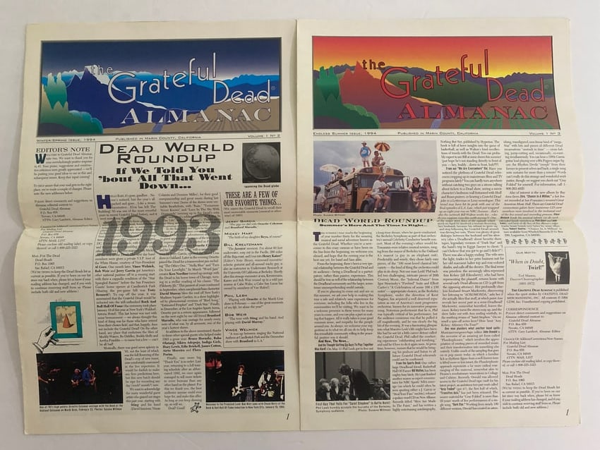 Grateful Dead Almanac 1994 Issues (2) (1 of 1)