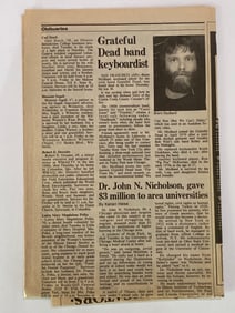 Brent Mydland Grateful Dead Obituary