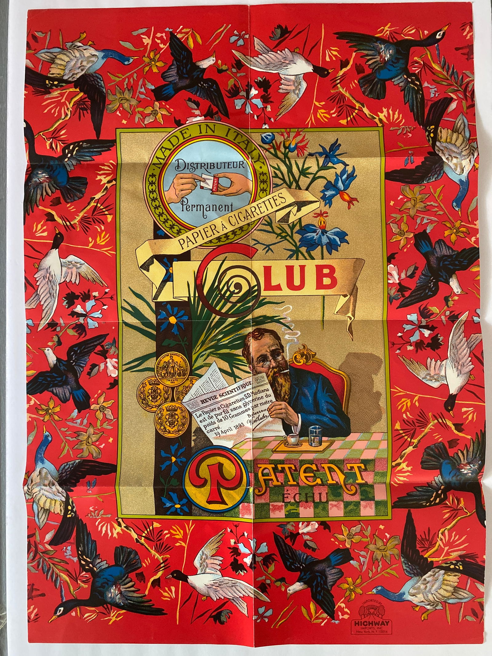 Club Rolling Paper Poster 1st Printing (1 of 1)