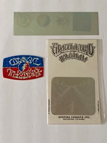Grateful Dead 1990's Concert Lot Stickers (3)