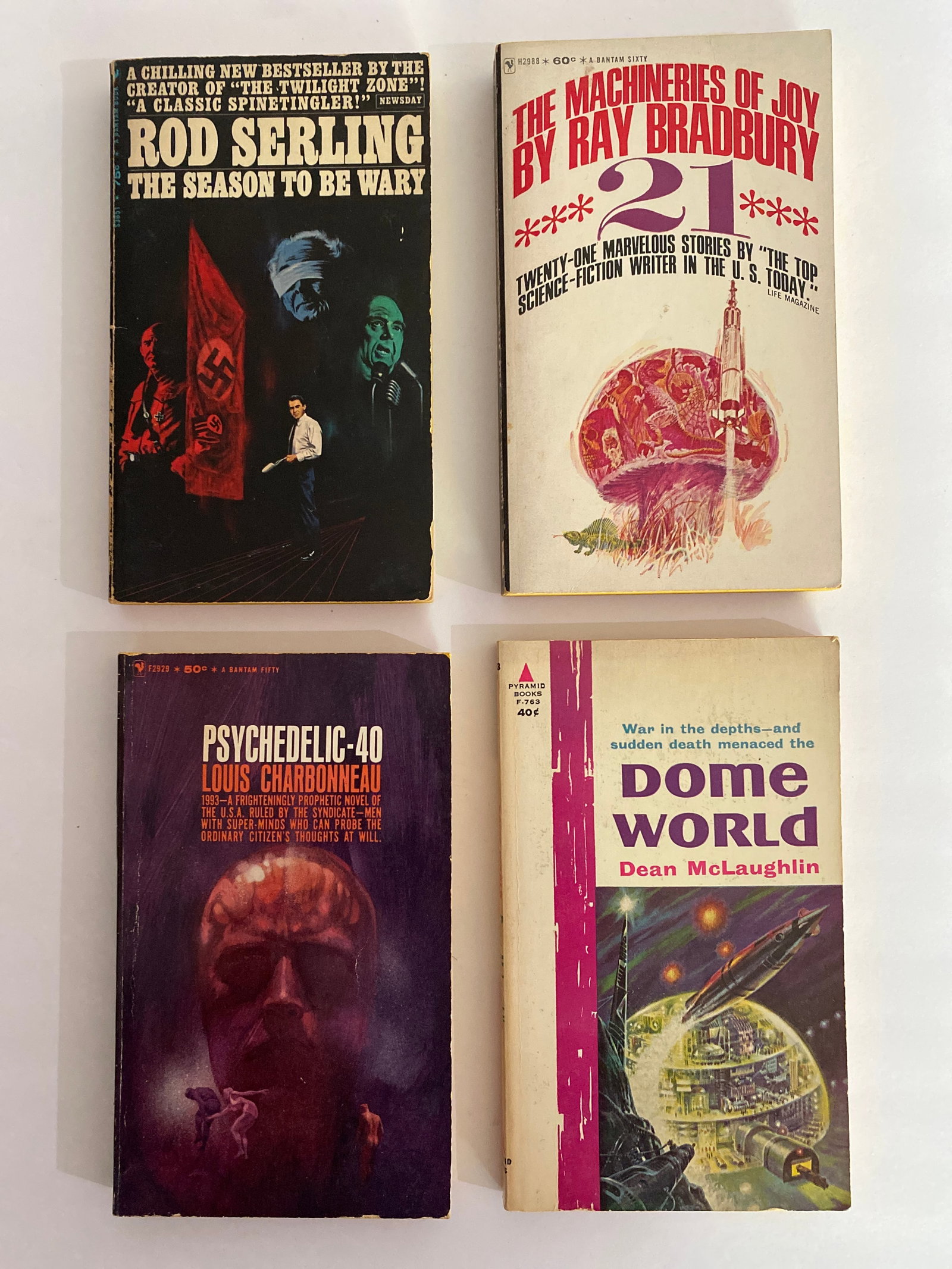 1960's Science Fiction Paperback Lot (4) (1 of 2)