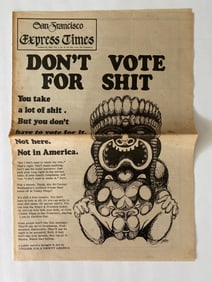 San Francisco Express Times 1968 Election Cover