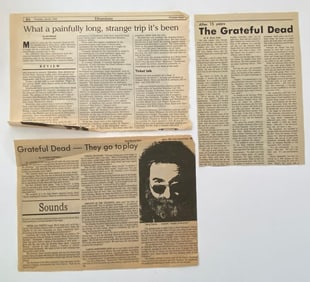 Grateful Dead Vintage Ephemera