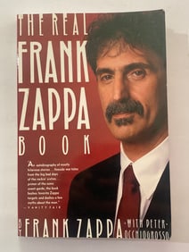 Frank Zappa Signed Book