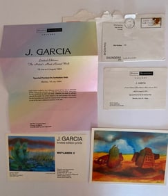 Jerry Garcia Art Exhibit Ephemera