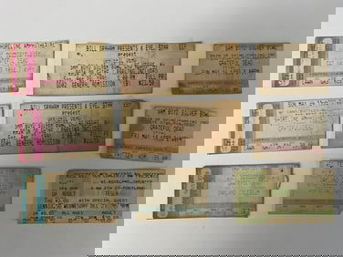 Grateful Dead 1990's Used Ticket Lot