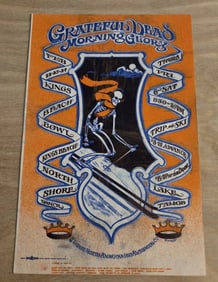 Grateful Dead 1968 Moring Glory Concert Handbill 1st Printing