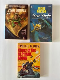 1960's Ace Scinece Fiction Novel Paperback Lot (3)