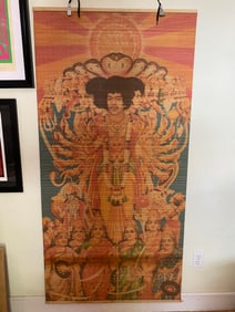 Jimi Hendrix 1969 Bamboo Scroll