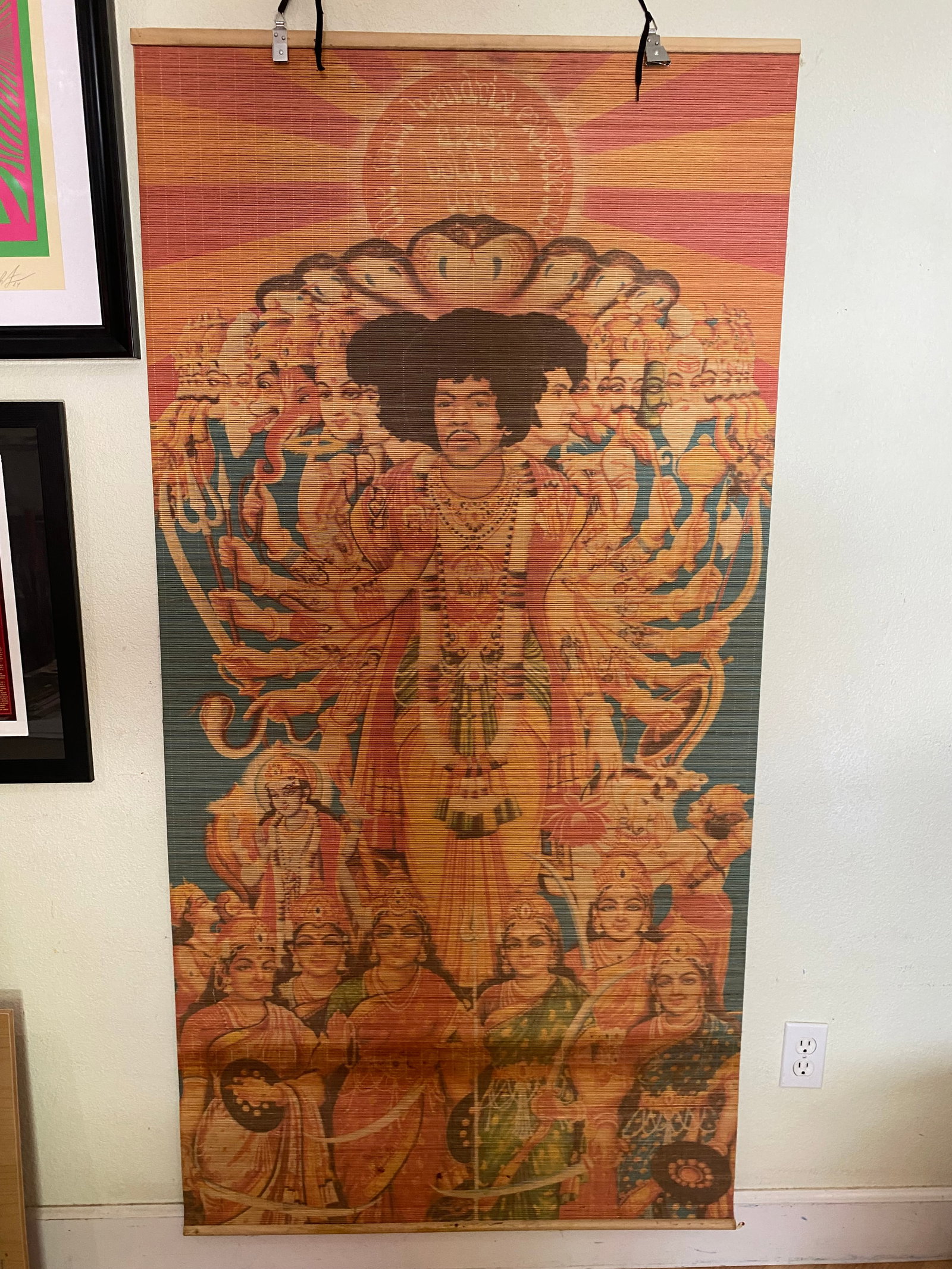 Jimi Hendrix 1969 Bamboo Scroll (1 of 2)