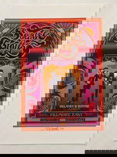 Seals & Crofts Fillmore Concert Poster signed by David Byrd: This Seals & Crofts Fillmore poster is a masterclass in 1970s poster design, with David Byrd’s signature adding provenance and artistic value. The warm, harmonious composition mirrors the duo’s so