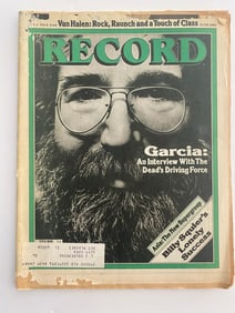 Record Magazine 1982 Jerry Garcia Issue