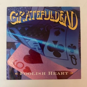 Grateful Dead 1989 Foolish Heart 45 Record 1st Presssing