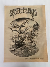 Grateful Dead 1969 Promo Ad Poster