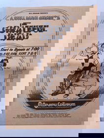 Grateful Dead 1973 Nassau Coliseum Concert Promo Poster