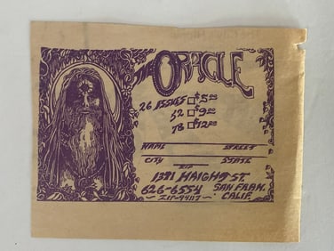 Oracle Newspaper 1967 Promo Ad
