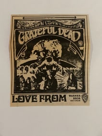 Grateful Dead 1967 Golden Road Promo Ad