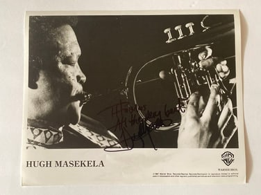 Hugh Masekala Autographed Photo