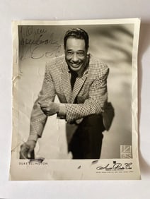 Duke Ellington Autographed Photo