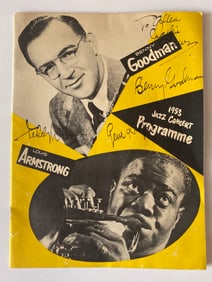 Benny Goodman, Gene Krupa & More Signed Concert Program