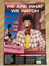 Frank Zappa Theory of No-D Poster 1st Printing