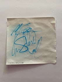 Soundgarden Signed Paper