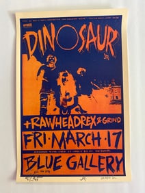 Dinosaur Jr Signed Concert Poster