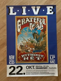 Grateful Dead 1990 Without A Net Berlin Lithograph Poster 1st Printing