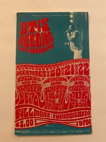 Ottis Redding & Grateful Dead 1966 Fillmore Concert Handbill 1st Printing