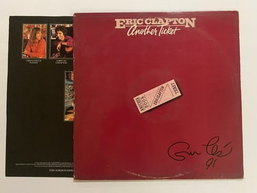 Eric Clapton Autographed Record