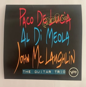 Paco De Lucia Signed Concert Poster 1st Printing