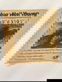 Neil Young 1969 Promo Ad