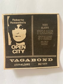 Roberto Rossellini 1969 Movie Ad