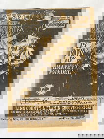 Canned Heat 1969 The Bank Concert Ad Poster