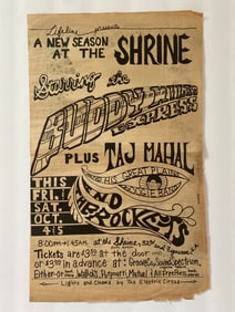 Buddy Miles Express 1967 Shrine Auditorium Ad Poster