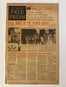 LA Free Press 1968 Malcolm X Cover Page