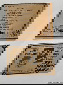 Bruce Springdtein 1972 Concert Ad (2)