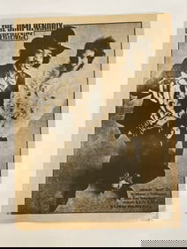 Jimi Hendrix Experience 1968 La Collosium Concert Ad Poster
