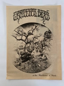 Gratedul Dead 1969 AXOMOXOA Promo Ad Poster