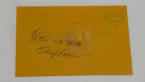 Hound Dog Taylor Signed Blues Club Card