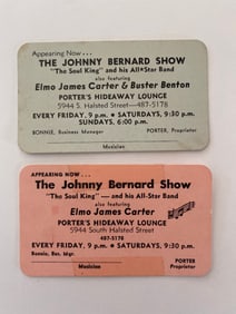 The Johnny Bernad Show Blues Club Business Cards (2)