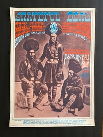 Grateful Dead 1967 Avalon Ballroom Concert Poster