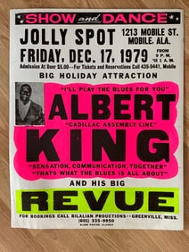 Albert King 1979 Jolly Spot Conert Poster