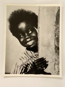 Buckwheat Autographed Little Rascals Photo